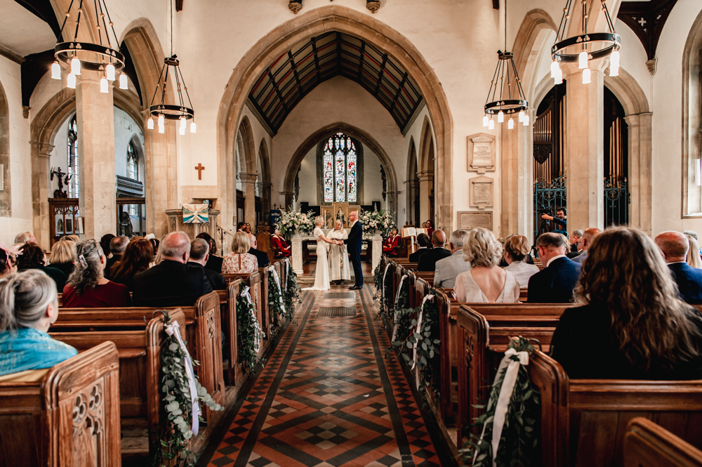 st marys church painswick wedding