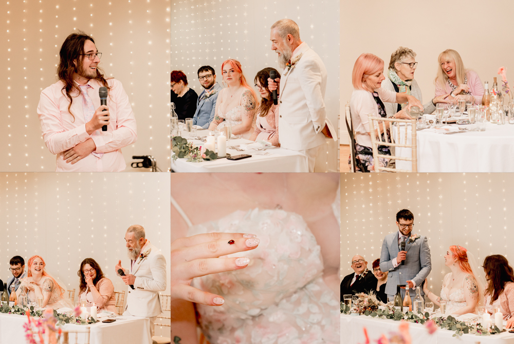 wedding speeches matara centre gloucestershire  light airy photos