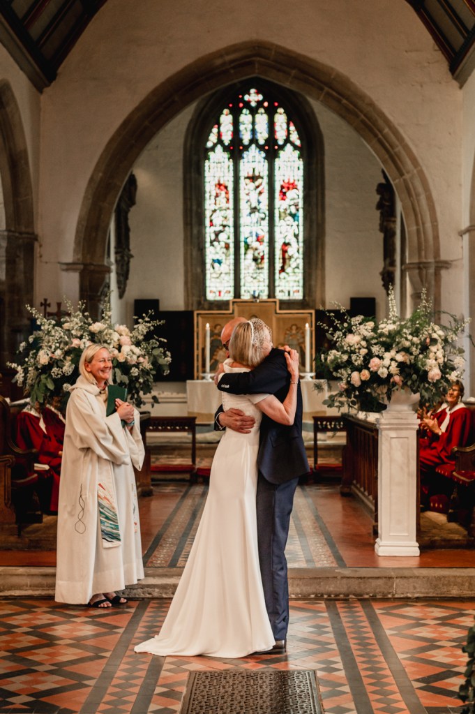 st marys church painswick wedding