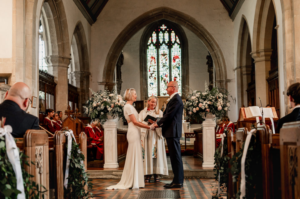 st marys church painswick wedding