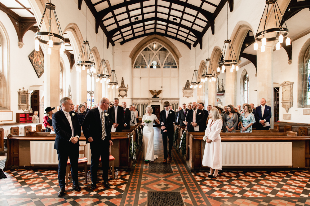 st marys church painswick wedding