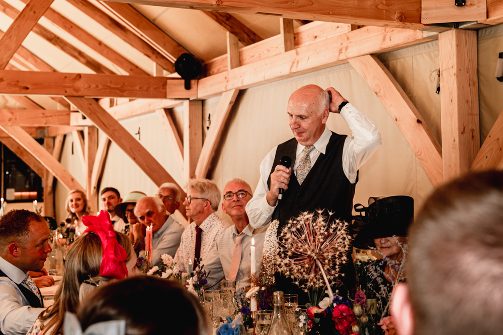 speeches wedding breakfast Birtsmorton court