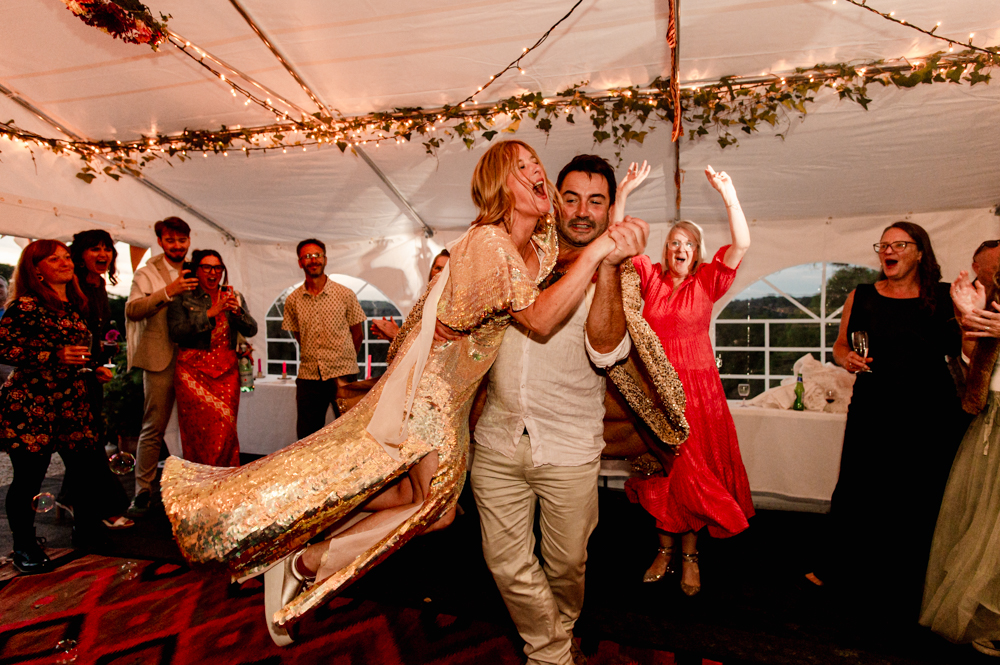 flamboyant wedding outfits