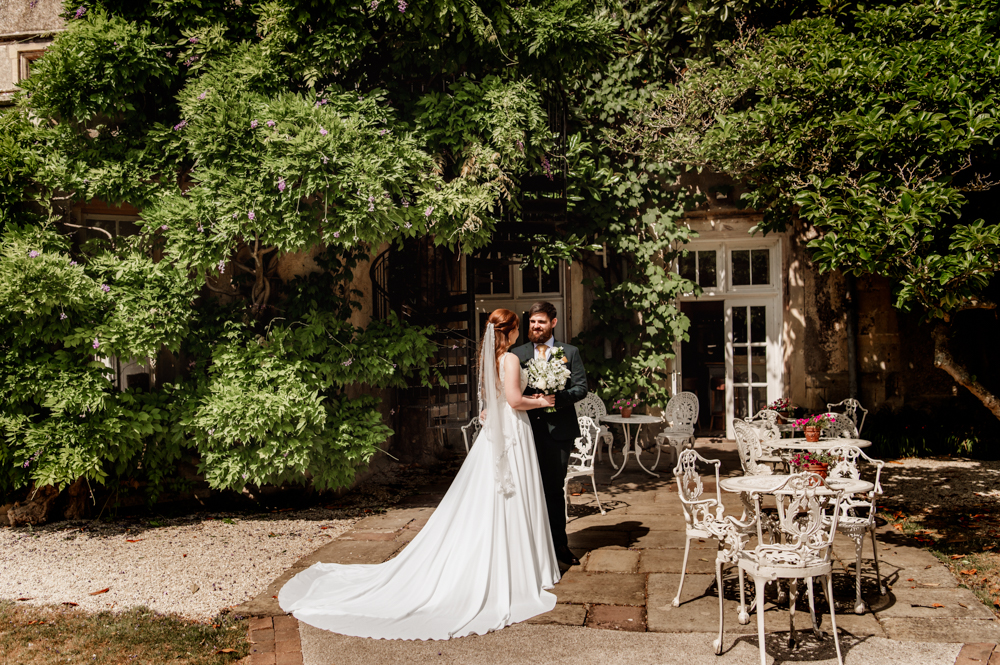 Bride and groom at The Greenway hotel