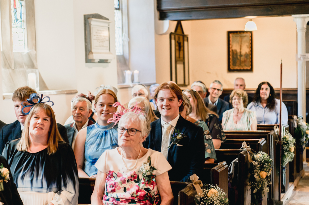 St John the Baptist kingscote church wedding
