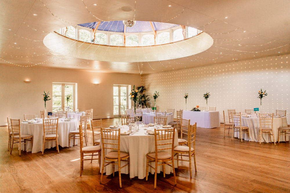 dome ceiling  wedding breakfast room 